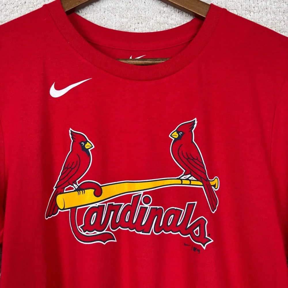 Nike Shirt Mens XL‎ Red MLB Cardinals Carlson The Nike Tee Baseball Fan Logo